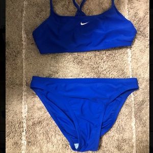 Nike Royal Blue 2 Piece Sport Bikini Swimwear